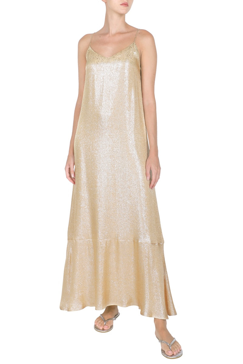 Metallic Dress (Gold)