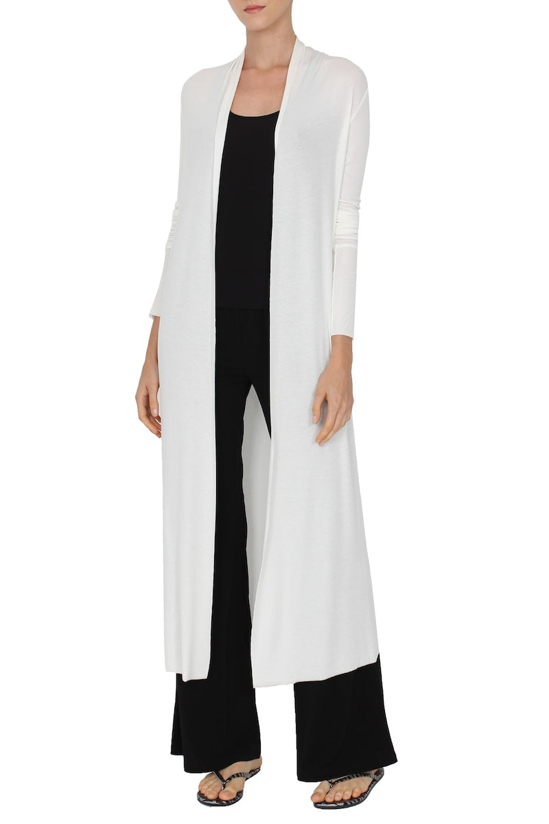 Straight Michi Cardigan (Pure White)