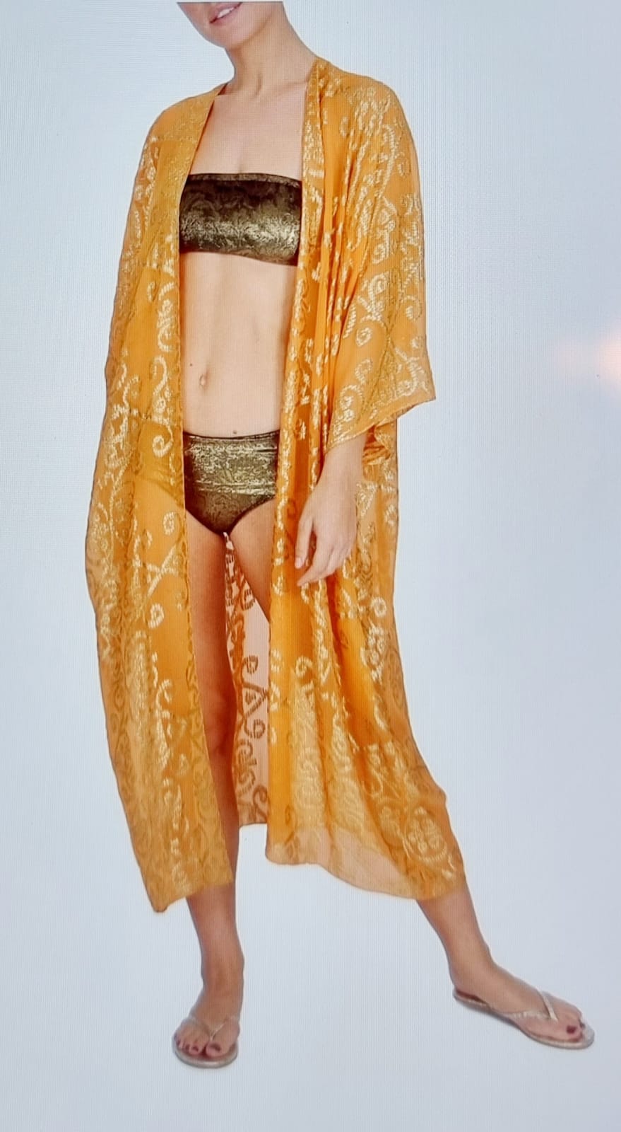 Moroccan Cover Up (Saffron Gold)