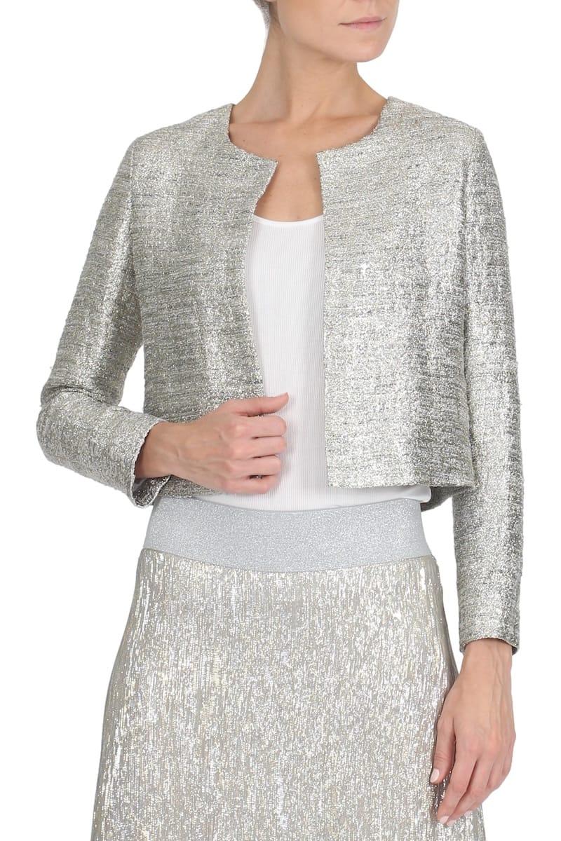 Tweed Lame Jacket (Gold Silver)