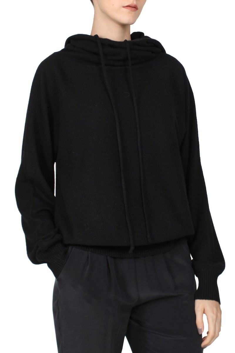 Cashmere Hoodie ( Black)