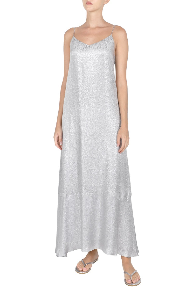 Metallic Dress (Silver)
