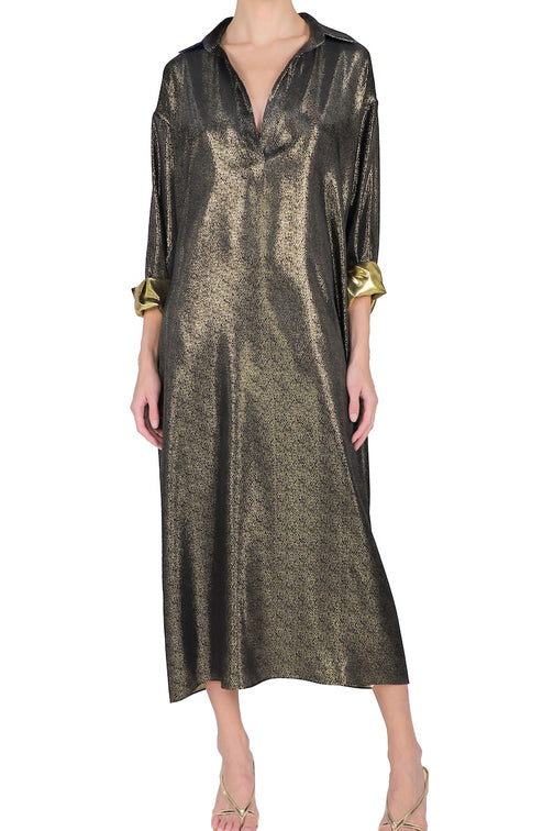 Sparkle Dress (Black  Gold)