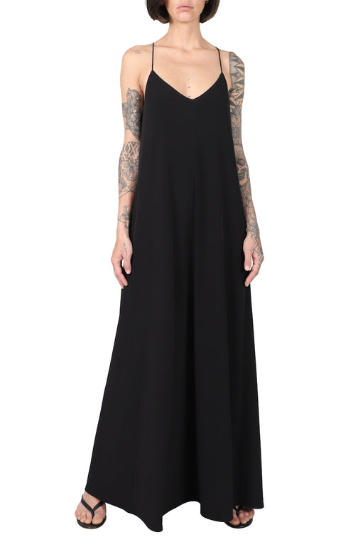 Jersey Racer Back Dress (Black)