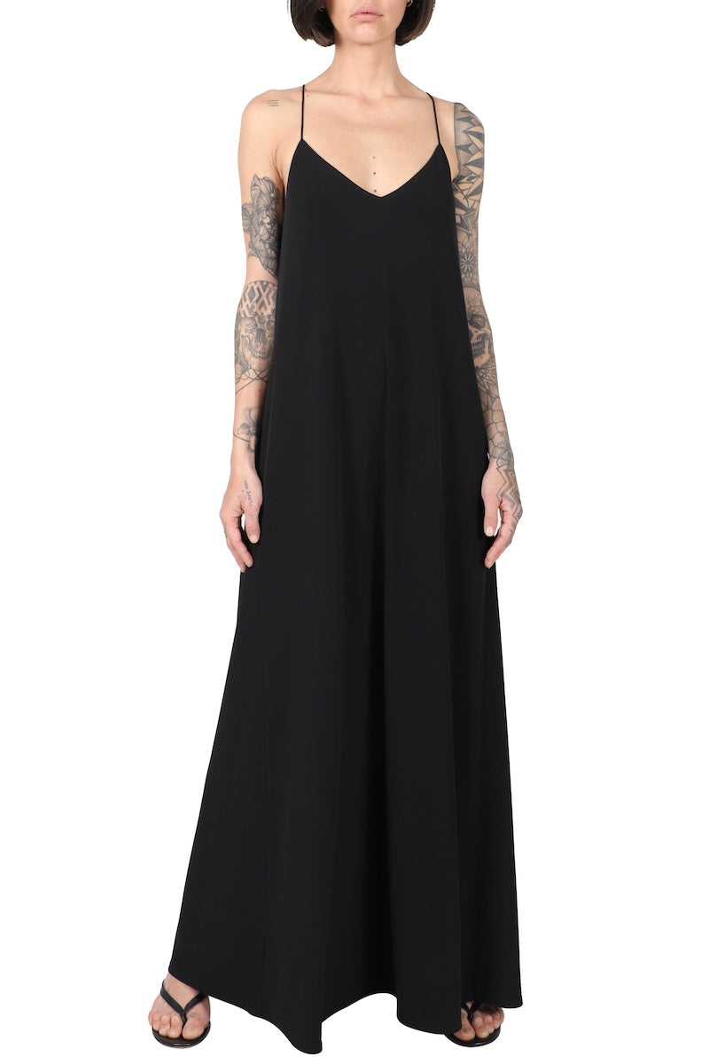 Jersey Racer Back Dress (Black)