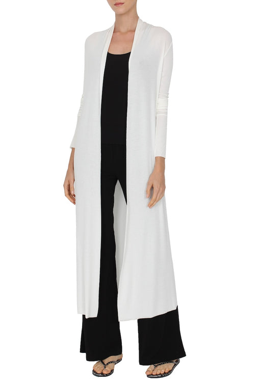 Straight Michi Cardigan (Pure White)