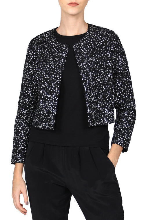 Sequins Jacket (Black Silver)