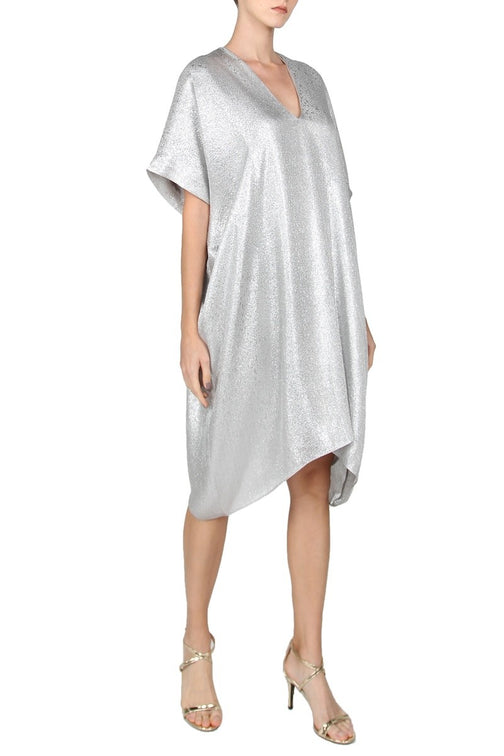 Midi Boubou Metallic (Silver)