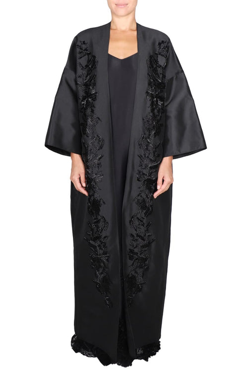 Hand Embelleshed Cover Up (Black Black)