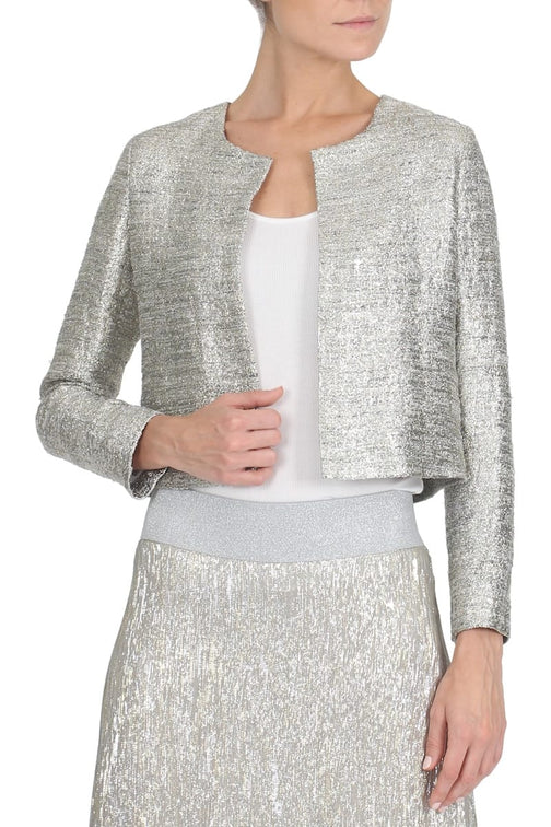 Tweed Lame Jacket (Gold Silver)