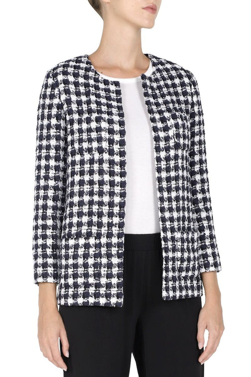 Tweed Jacket (White Black)