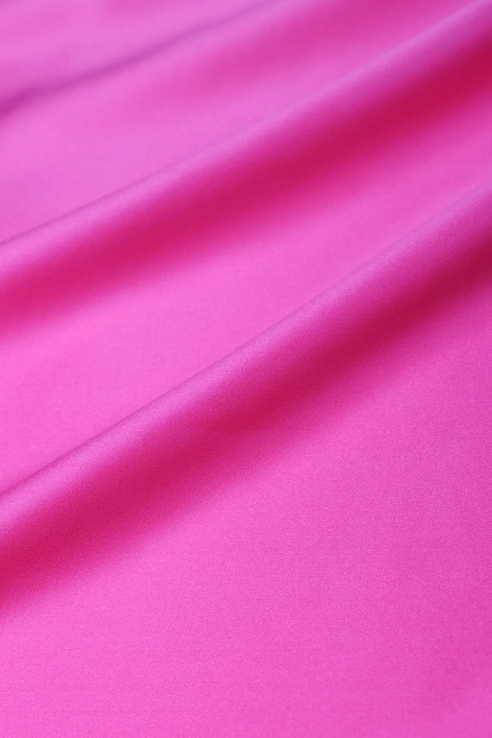Silk Satin Ombre Cami Dress in Fuchsia Ombre