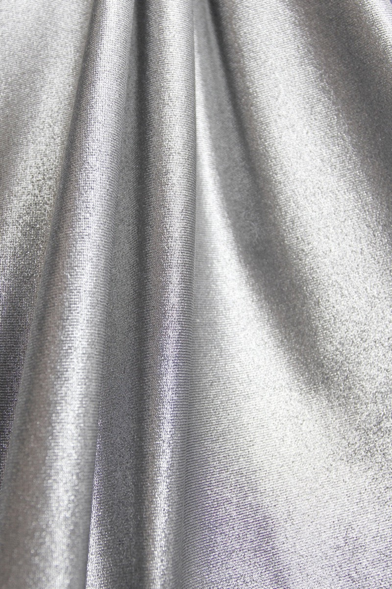 Sleek Nageur Silver Metallic One Piece Swimsuit