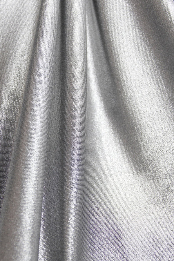 Sleek Nageur Silver Metallic One Piece Swimsuit
